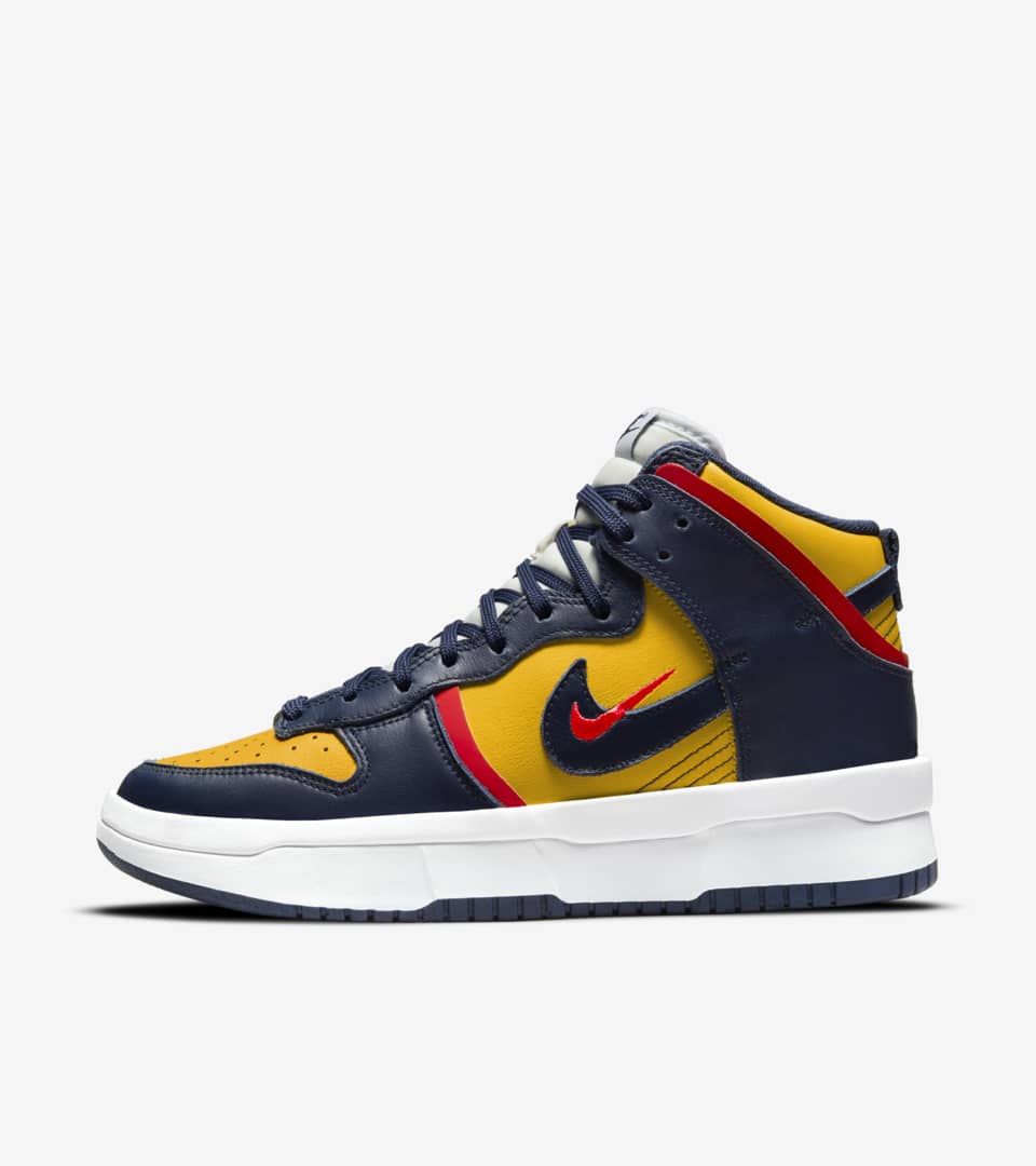 Nike sb dunk high store femme jaune